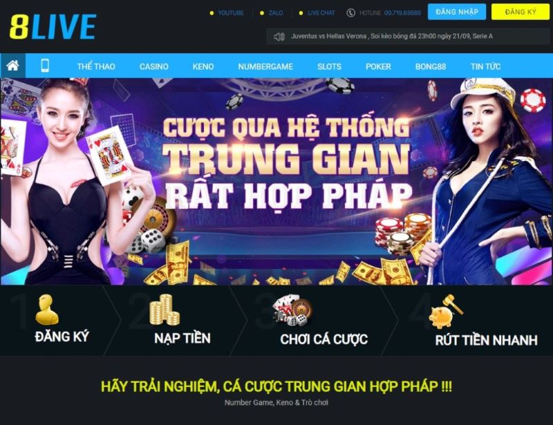 Vài nét về nhà cái 8Live