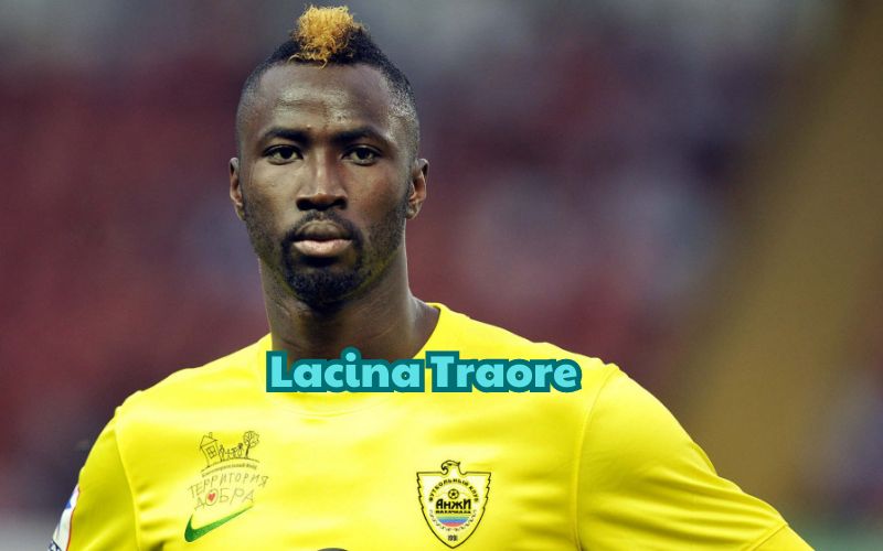 Lacina Traore trong màu áo Anzhi Makhachkala