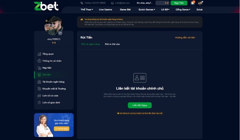 Bí Quyết Rút Tiền Siêu Tốc tại Zbet