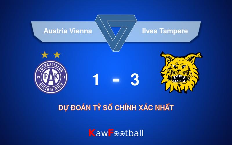 Soi kèo Austria Vienna vs Ilves Tampere 01h30 01/08/2024