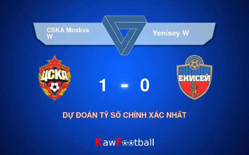 Soi kèo CSKA Moskva W vs Yenisey W 20h00 27/07/2024