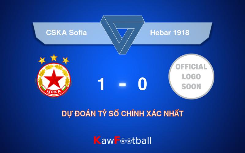 Soi kèo CSKA Sofia vs Hebar 1918 23h00 27/07/2024