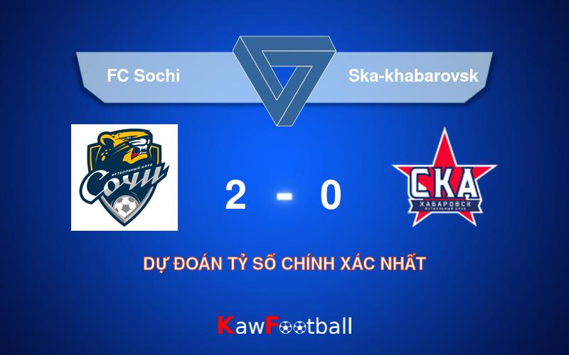 Soi kèo FC Sochi vs Ska-khabarovsk 23h00 28/07/2024