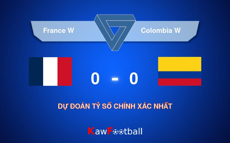 Soi kèo France W vs Colombia W 02h00 26/07/2024