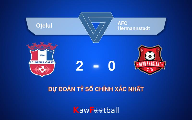 Soi kèo Oţelul vs AFC Hermannstadt 23h00 02/08/2024