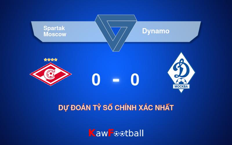 Soi kèo Spartak Moscow vs Dynamo 22h30 31/07/2024