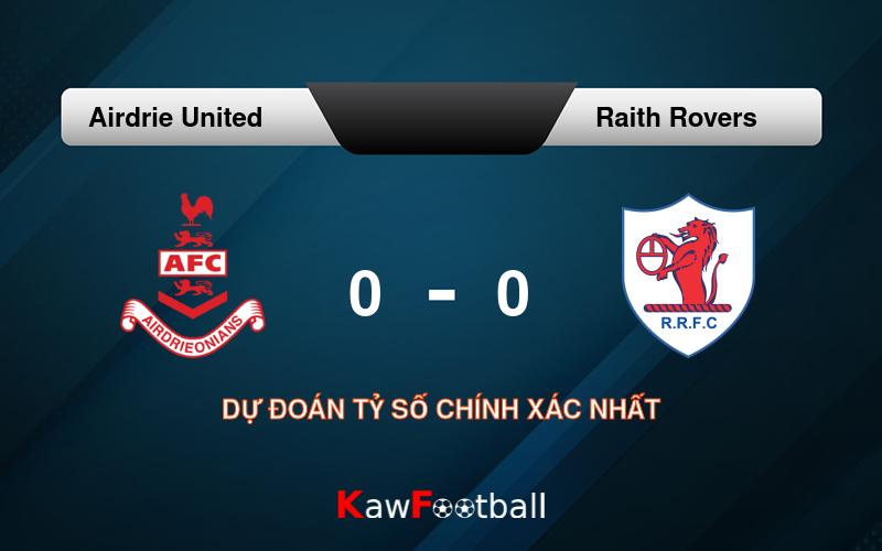 Soi kèo Airdrie United vs Raith Rovers 21h00 03/08/2024