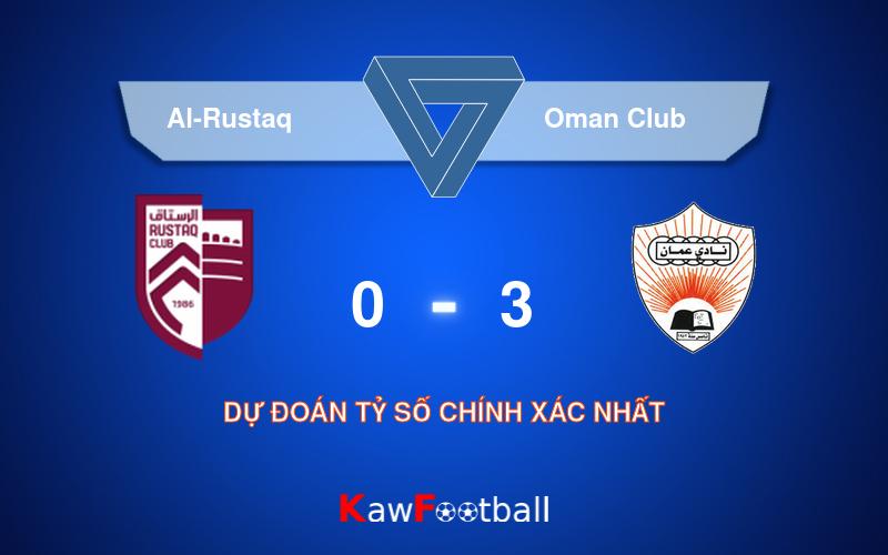 Soi kèo Al-Rustaq vs Oman Club 23h20 21/08/2024