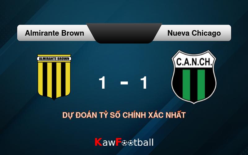 Soi kèo Almirante Brown vs Nueva Chicago 04h30 19/08/2024