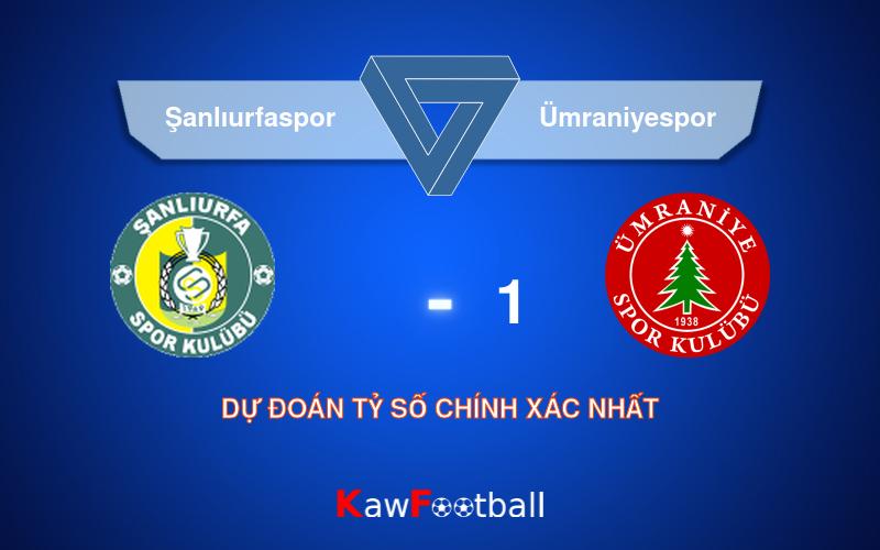 Soi kèo Şanlıurfaspor vs Ümraniyespor 01h45 19/08/2024