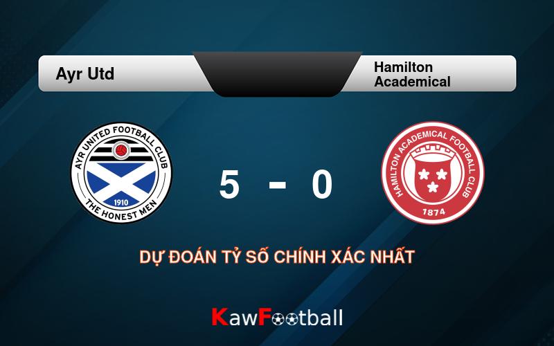 Soi kèo Ayr Utd vs Hamilton Academical 21h00 17/08/2024