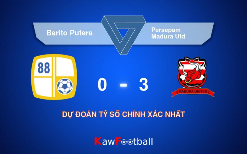 Soi kèo Barito Putera vs Persepam Madura Utd 19h00 16/08/2024