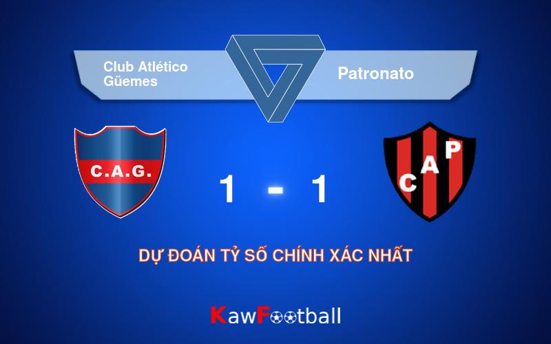 Soi kèo Club Atlético Güemes vs Patronato 01h00 04/08/2024