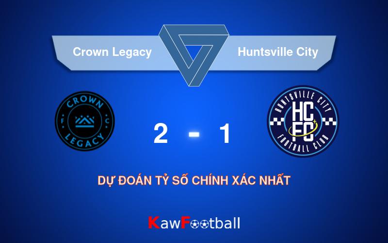 Soi kèo Crown Legacy vs Huntsville City 04h00 05/08/2024