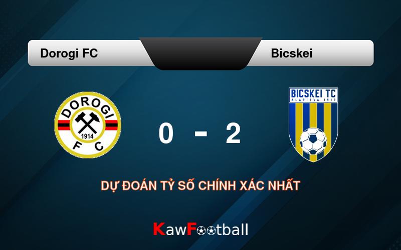 Soi kèo Dorogi FC vs Bicskei 22h30 11/08/2024