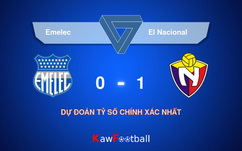 Soi kèo Emelec vs El Nacional 06h00 19/08/2024