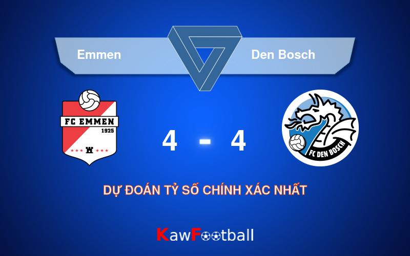 Soi kèo Emmen vs Den Bosch 19h00 02/08/2024