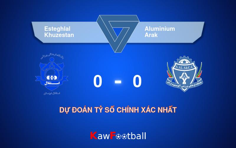 Soi kèo Esteghlal Khuzestan vs Aluminium Arak 00h00 16/08/2024