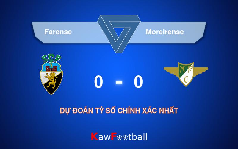 Soi kèo Farense vs Moreirense 00h00 12/08/2024