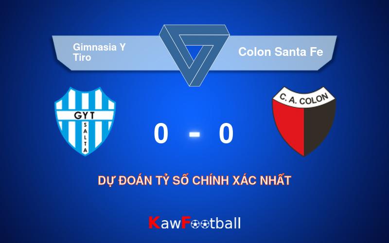 Soi kèo Gimnasia Y Tiro vs Colon Santa Fe 01h30 13/08/2024