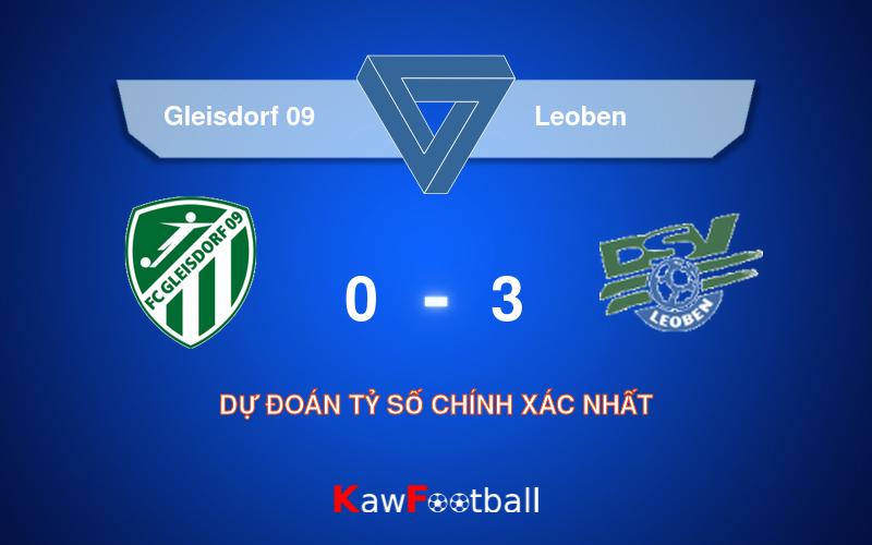 Soi kèo Gleisdorf 09 vs Leoben 00h00 10/08/2024