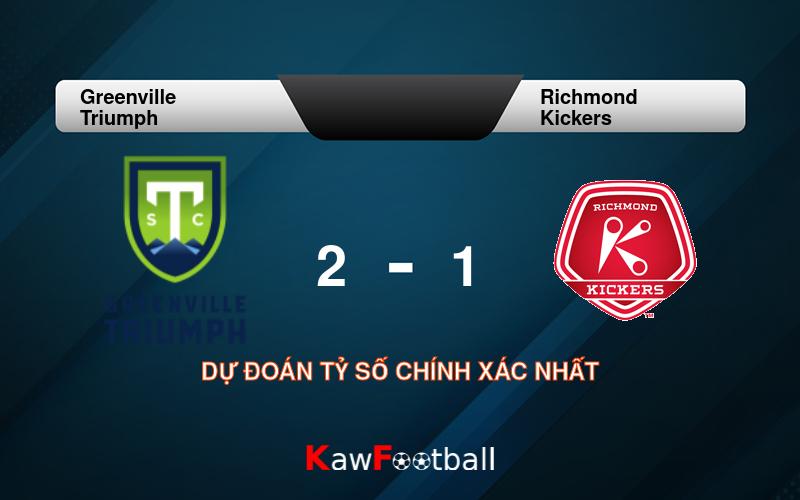 Soi kèo Greenville Triumph vs Richmond Kickers 06h00 17/08/2024