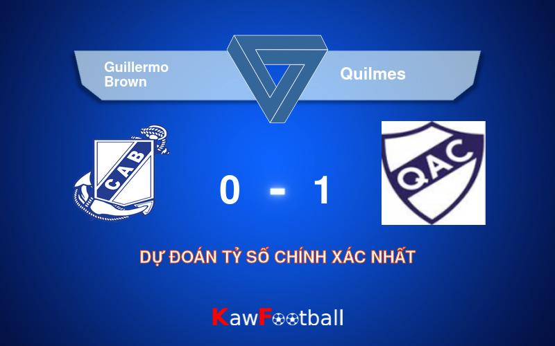 Soi kèo Guillermo Brown vs Quilmes 01h00 12/08/2024