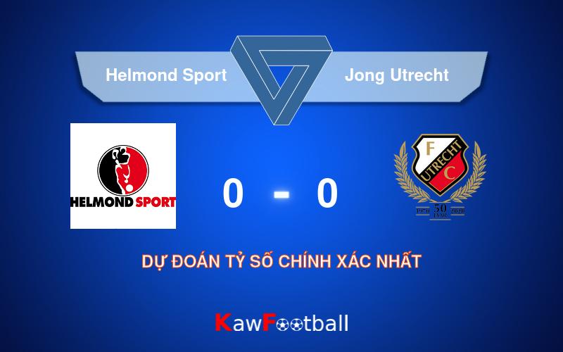 Soi kèo Helmond Sport vs Jong Utrecht 01h00 10/08/2024