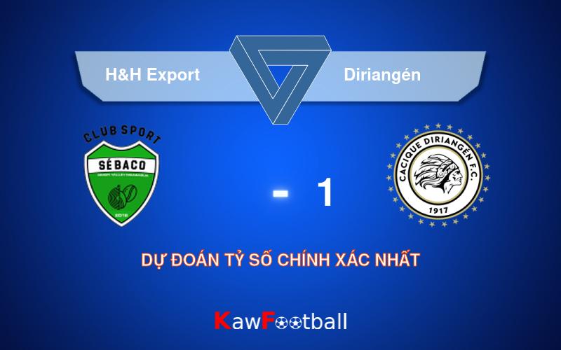 Soi kèo H&H Export vs Diriangén 04h00 19/08/2024