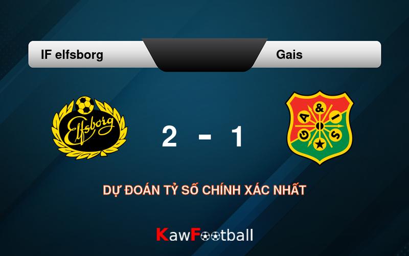 Soi kèo IF elfsborg vs Gais 21h00 11/08/2024