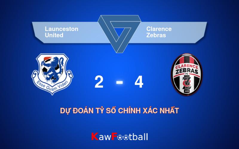 Soi kèo Launceston United vs Clarence Zebras 11h15 17/08/2024