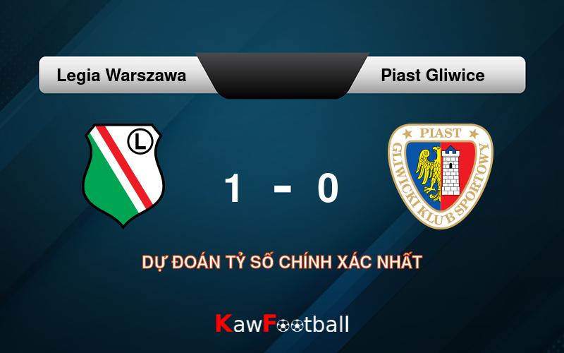 Soi kèo Legia Warszawa vs Piast Gliwice 01h15 05/08/2024