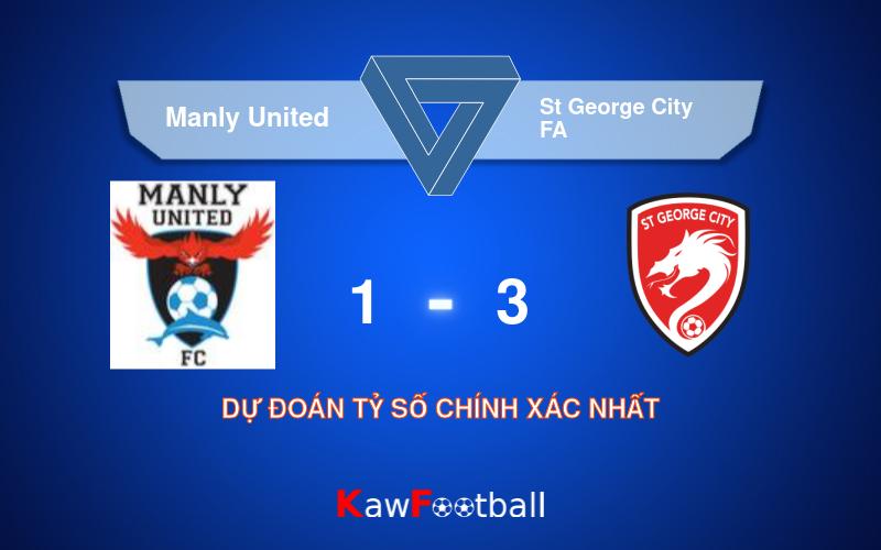 Soi kèo Manly United vs St George City FA 16h30 09/08/2024