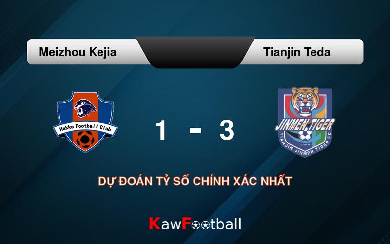 Soi kèo Meizhou Kejia vs Tianjin Teda 18h35 03/08/2024