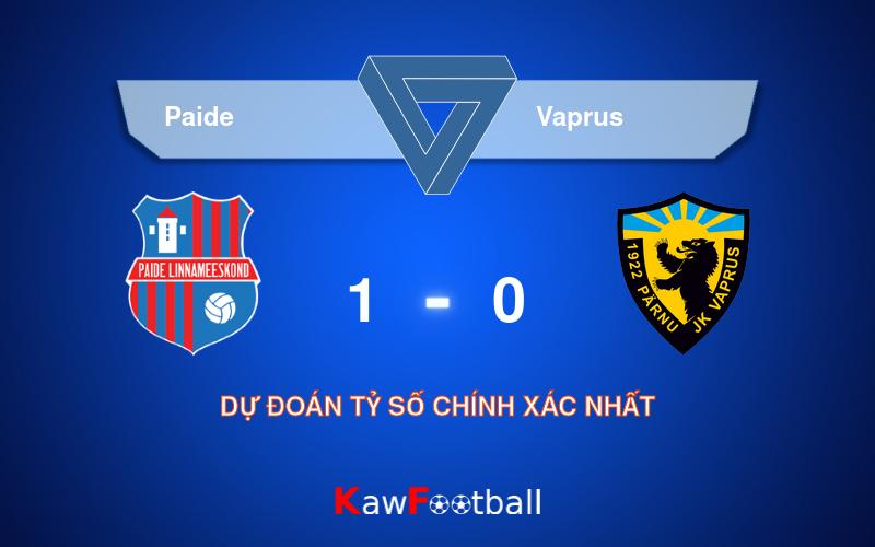 Soi kèo Paide vs Vaprus 21h00 18/08/2024