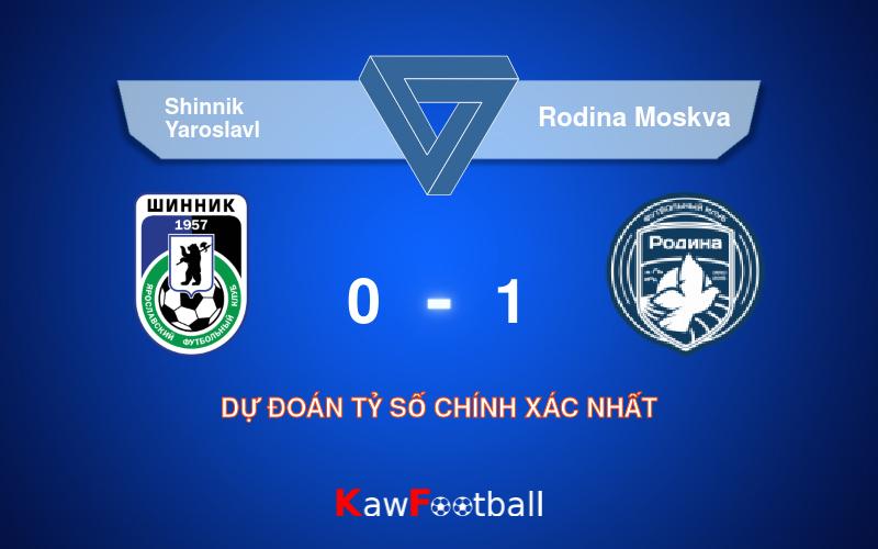 Soi kèo Shinnik Yaroslavl vs Rodina Moskva 21h00 17/08/2024