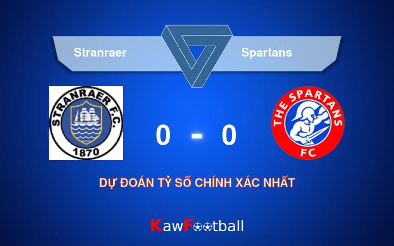 Soi kèo Stranraer vs Spartans 21h00 03/08/2024