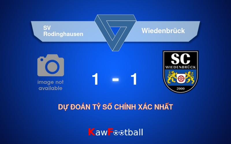 Soi kèo SV Rodinghausen vs Wiedenbrück 19h00 03/08/2024