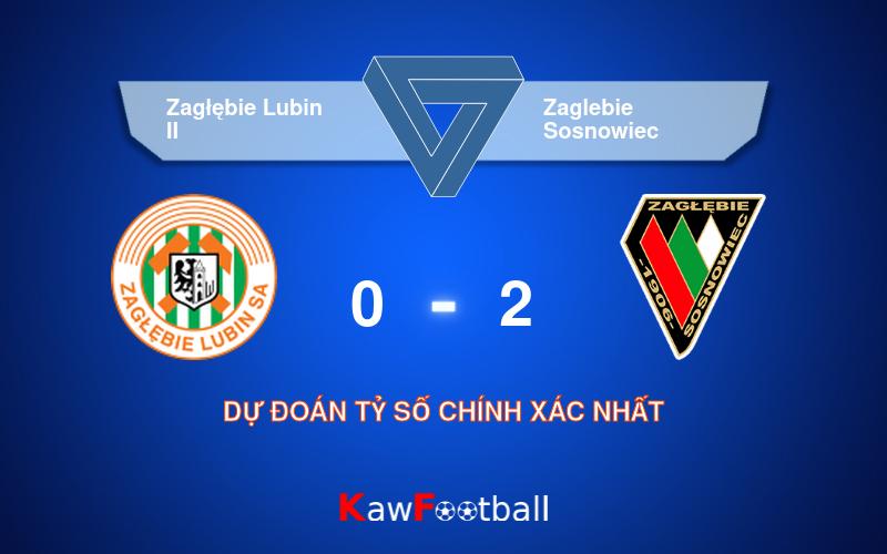 Soi kèo Zagłębie Lubin II vs Zaglebie Sosnowiec 21h00 11/08/2024