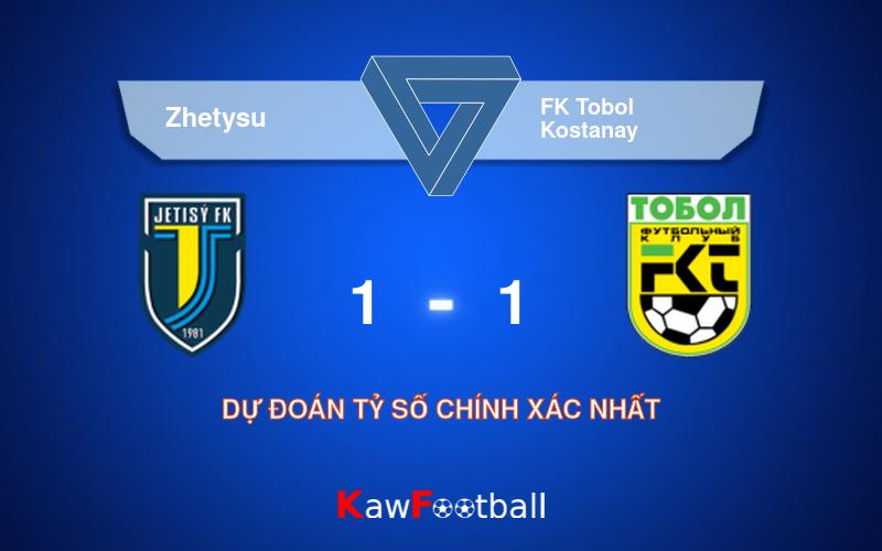 Soi kèo Zhetysu vs FK Tobol Kostanay 20h00 18/08/2024