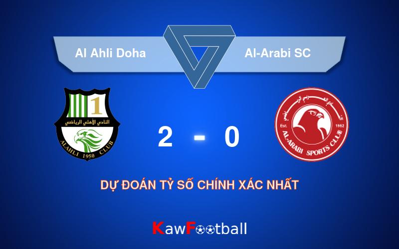 Soi kèo Al Ahli Doha vs Al-Arabi SC 00h00 23/09/2024