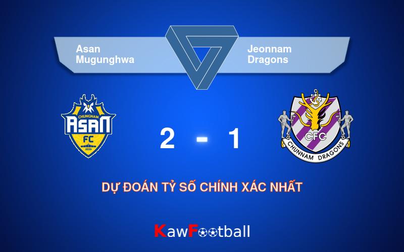 Soi kèo Asan Mugunghwa vs Jeonnam Dragons 14h30 21/09/2024