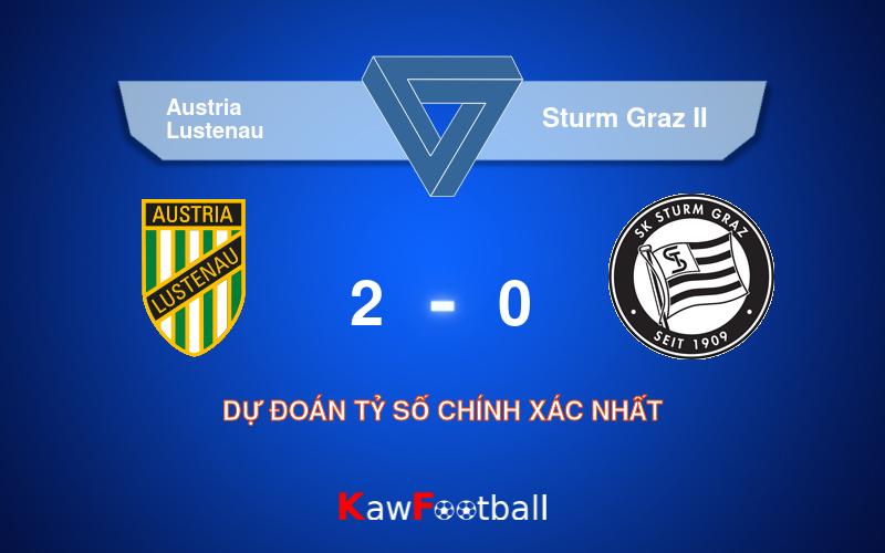 Soi kèo Austria Lustenau vs Sturm Graz II 19h30 21/09/2024