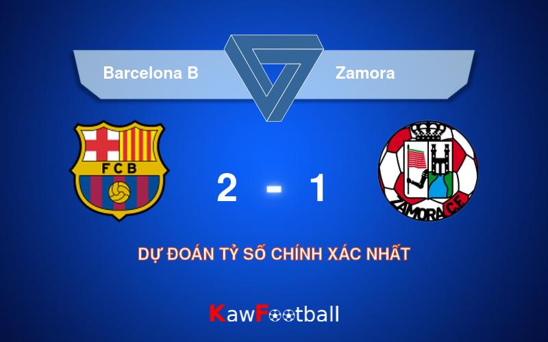 Soi kèo Barcelona B vs Zamora 00h30 22/09/2024