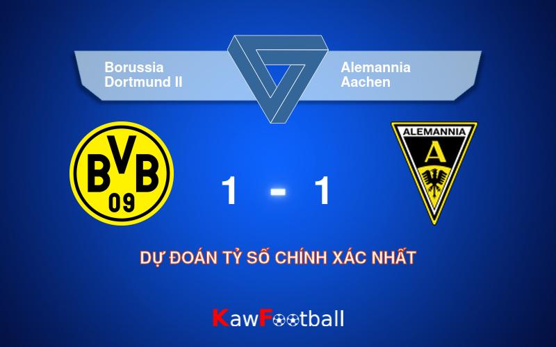 Soi kèo Borussia Dortmund II vs Alemannia Aachen 00h30 23/09/2024