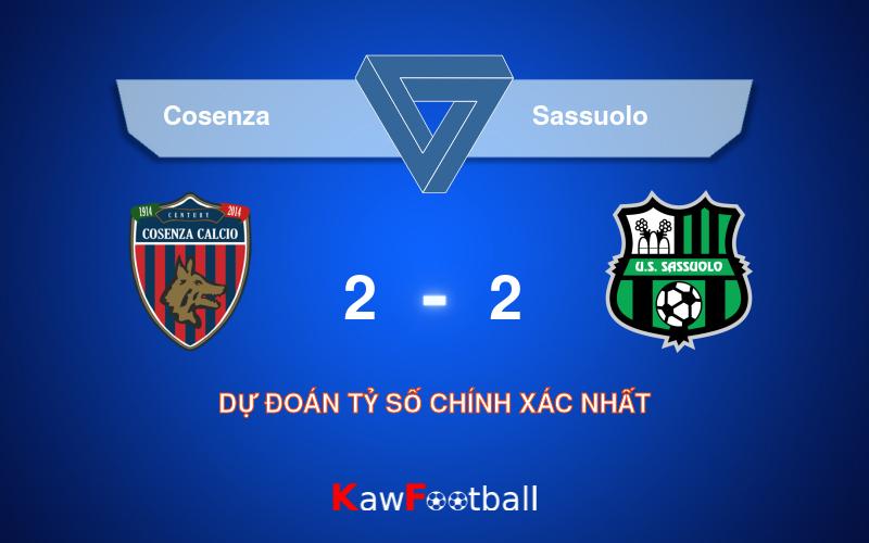 Soi kèo Cosenza vs Sassuolo 20h00 21/09/2024