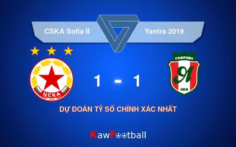 Soi kèo CSKA Sofia II vs Yantra 2019 21h00 23/09/2024