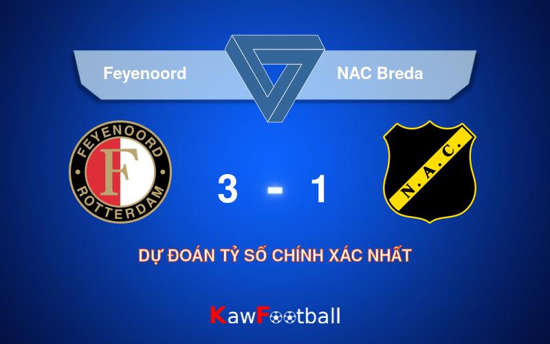 Soi kèo Feyenoord vs NAC Breda 19h30 22/09/2024