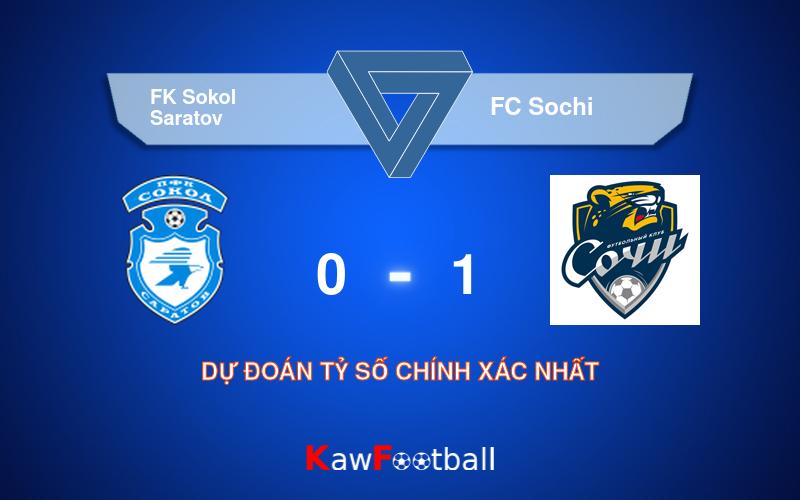 Soi kèo FK Sokol Saratov vs FC Sochi 19h00 21/09/2024