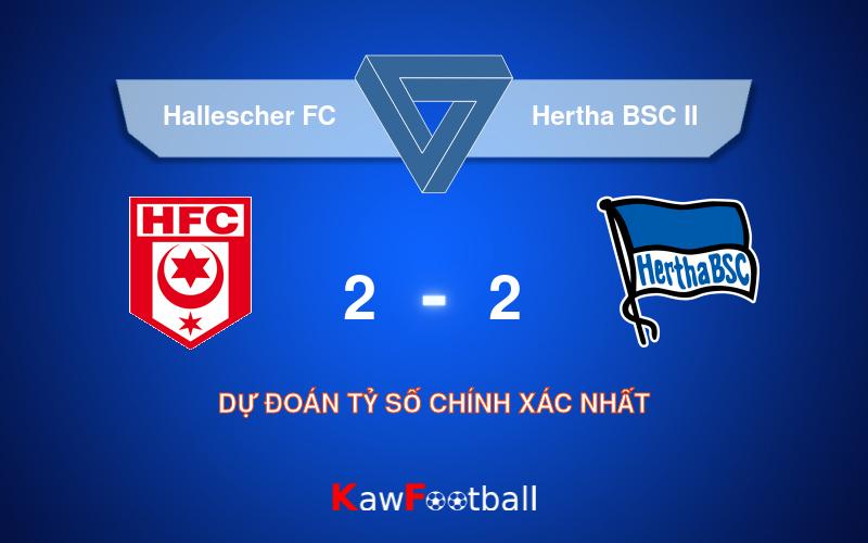 Soi kèo Hallescher FC vs Hertha BSC II 00h00 21/09/2024